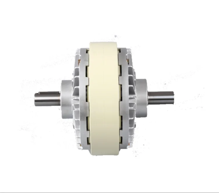 Double shaft magnetic powder clutch 2.5kg magnetic powder brake 24V motor tension control dynamic powder single brake
