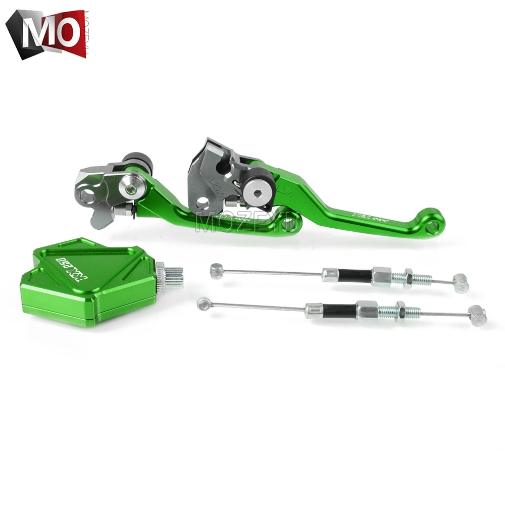 Для Kawasaki KX250 KX 250 2000-2004 2005-2008 Кроссовый ЧПУ поворотный тормозной рычаг сцепления трюк простая кабельная система DirtBike