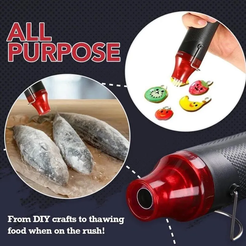 Мягкий глиняный пистолет с горячим воздухом домашний мини 110 В 220 электрическая