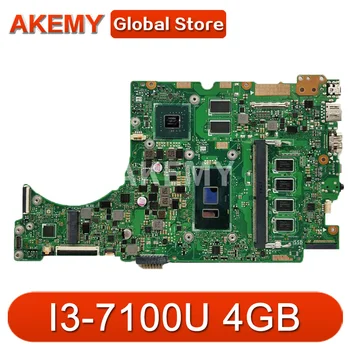 شراءاللوحة الأم الأصلية UX310UV لـ ASUS UX310UQK UX310UQ مع لوحة أم للكمبيوتر المحمول 4GB-RAM I3-7100U GT940MX-2GB
