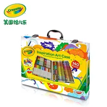 Crayola художественный подарочный набор цветной карандаш Акварельная ручка 04-2532 художественные сокровища подарочная коробка