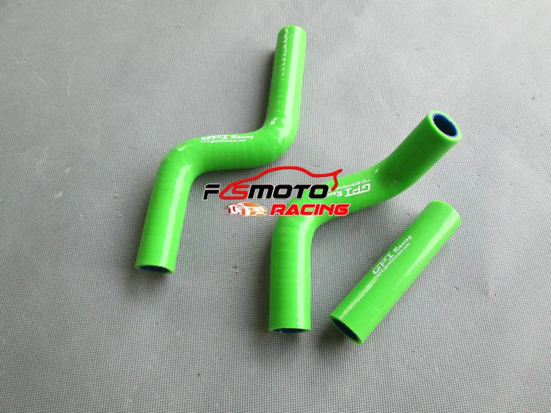 Силиконовый шланг радиатора для Kawasaki KX80 KX85 KX100 98-09 Green KX 80/85/100 | Автомобили и