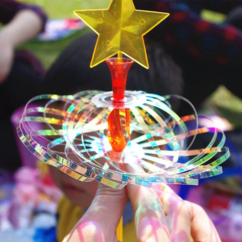 

Glowing Toys New Colorful Variety Fun Flash Ribbon Bubble Flower Magic Magic Stick