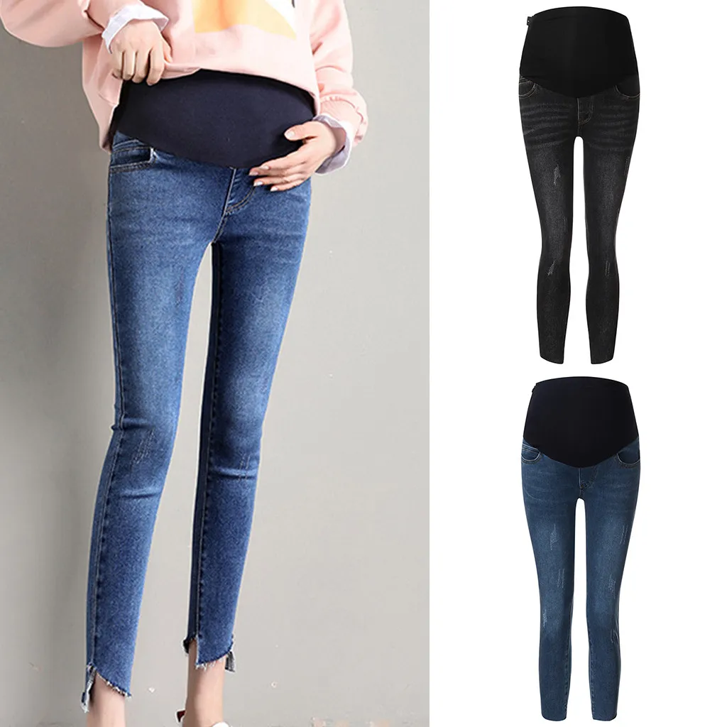 Джинсы для женщин, одежда для беременных, джинсы для беременных, черные брюки для беременных, одежда для кормящих, брюки, джинсы для женщин s