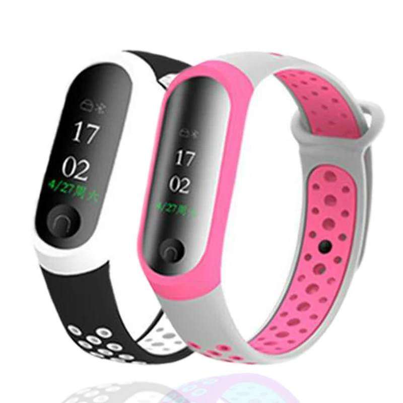 Цветной ремешок для mi band 4 сменный силиконовый аксессуары смарт-браслета xiaomi mi4 |