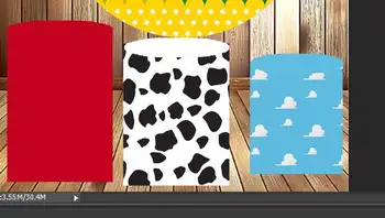 

customize size 3 cylinder covers elastic fabric