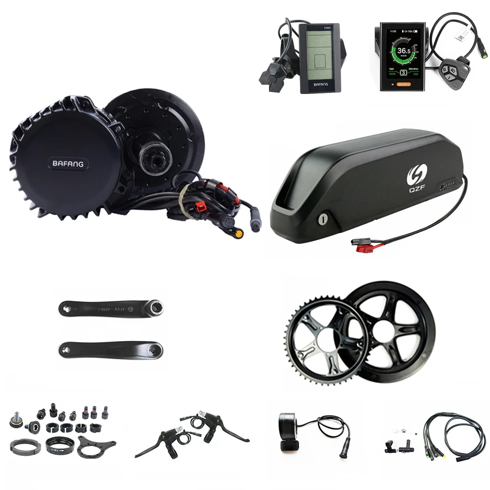 Bafang BBSH02 silnik typu middrive 48V 750W tsdz2 zestaw do konwersji silnika elektrycznego z 48V 13AH Hailong ebike akumulator rowerowy Bafang BBSH02 silnik typu middrive 48V 750W tsdz2 zestaw do konwersji silnika elektrycznego z 48V 13AH Hailong ebike akumulator rowerowy
