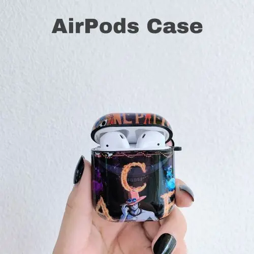 Для Apple Airpods 1/2 японский мультфильм one piece Roronoa Зоро, Луффи шаблон мягкий чехол для наушников s bluetooth защитный чехол - Цвет: as picture