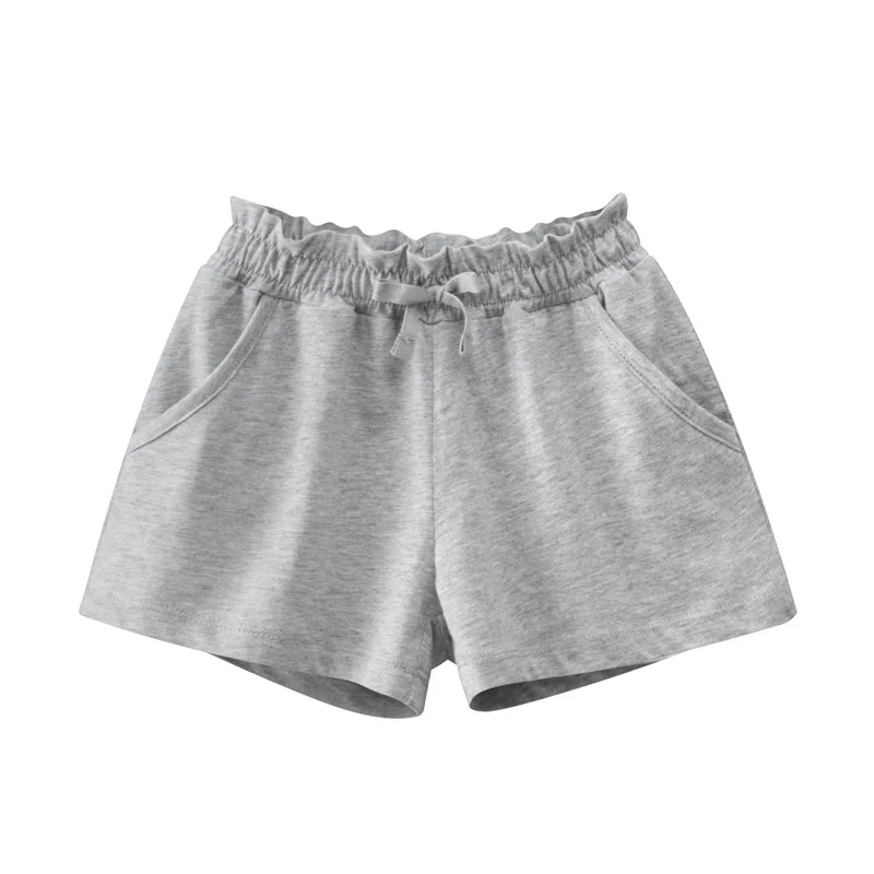 Kids Shorts Cotton Solid For Girls 1 To 9 Years