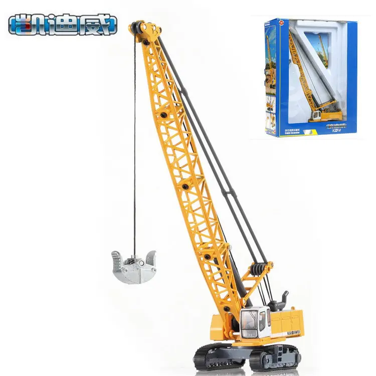 

Cadeve 625015 Alloy Engineering Vehicle Model 1: 87 Luffing Cable Excavator Crane Toy Original Factory Model