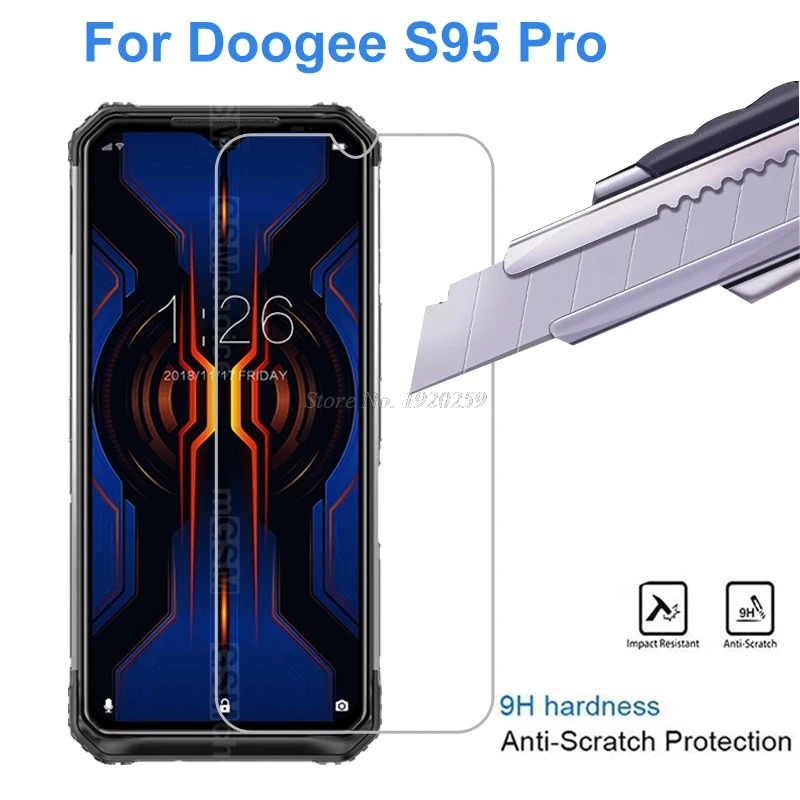 

Tempered Glass For doogee S95 Pro Screen Protector Protective Film 2.5D 9H Premium For doogee S 95 pro Screen Glass Protector