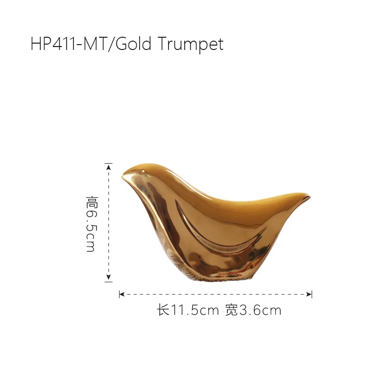Скандинавские Ins золотые птицы керамические украшения для гостиной винный шкаф окно рабочего стола домашнее украшение Свадебные украшения ремесла - Цвет: 5