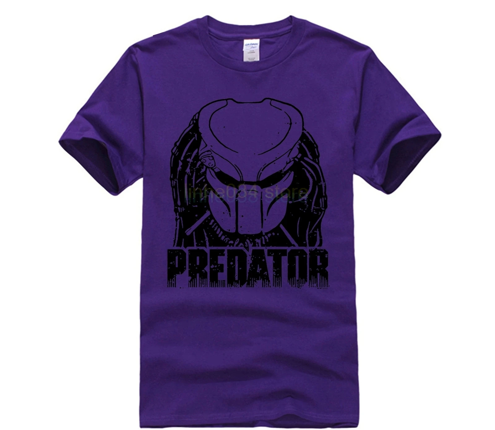 purple Топы Мужские O-shirts Predator T-Shirt - Цвет: purple