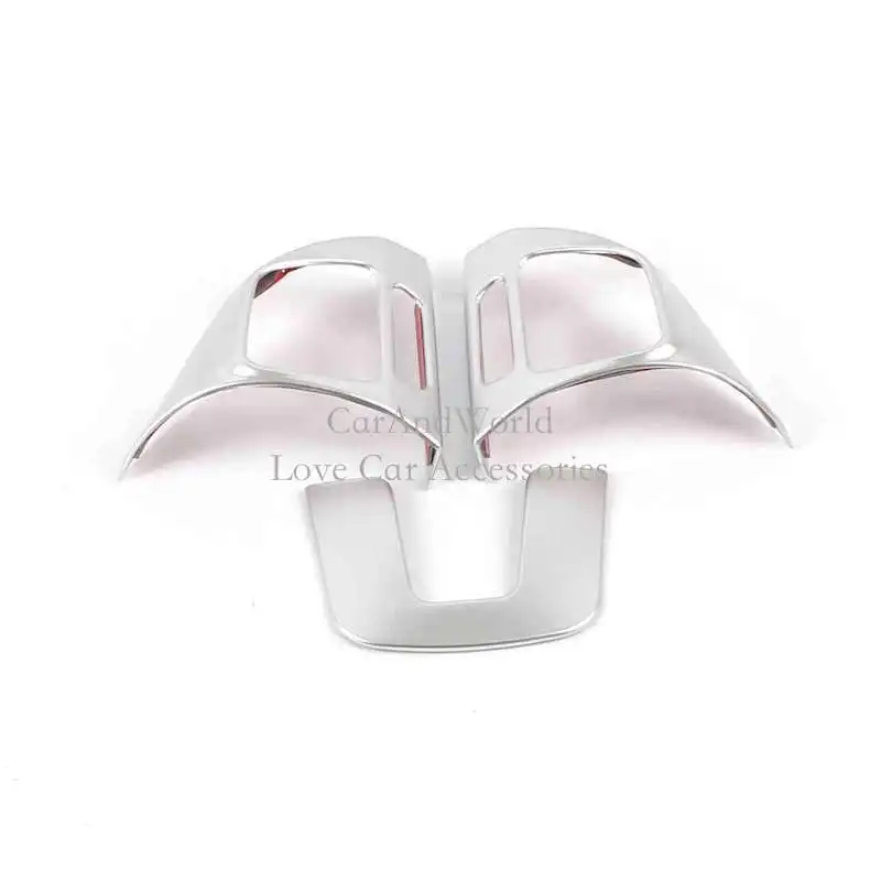 Руль планки с кнопками Крышка для Volkswagen VW Tiguan 2009 2010 2011 2012 2013 аксессуары для украшения автомобиля