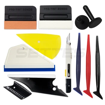 

Window Tint Tool Kit Vinyl Car Wrap Stickers Tool Set Auto Car Accessories Carbon Foil Tinting Squeegee Film Cutter Knife