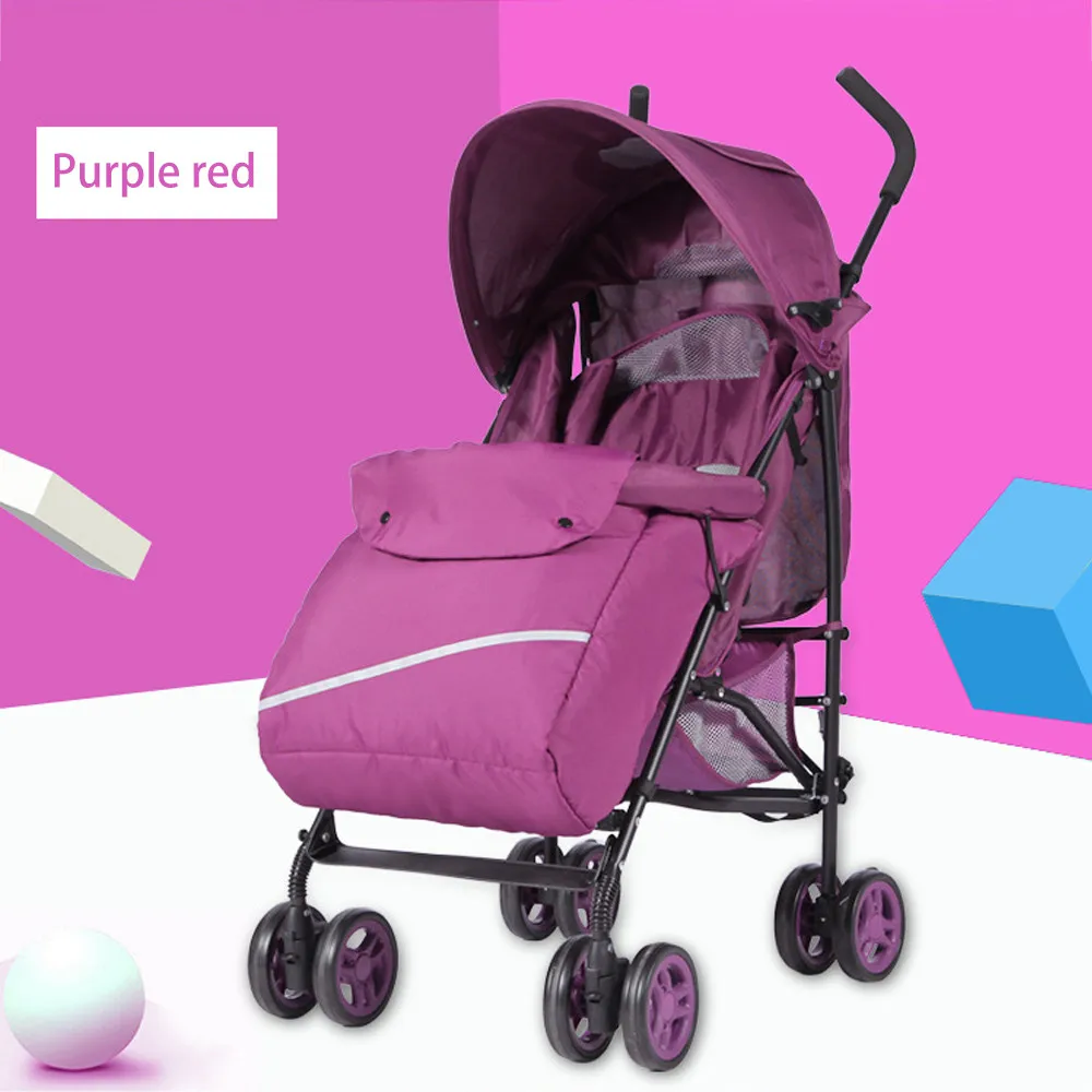 purple Водонепроницаемый чехол для детской коляски, уплотненный ветрозащитный и теплый чехол для ног, новые универсальные флуоресцентные Товары для детей - Цвет: purple