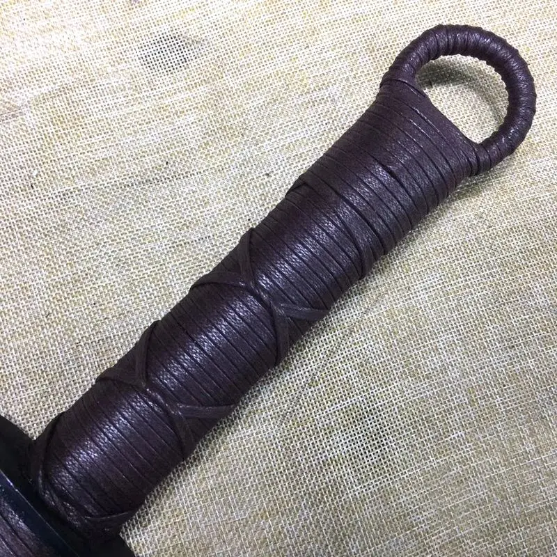 Handmade Chinese WUSHU Sword Saber Manganese Steel Blade practice Sword Jian