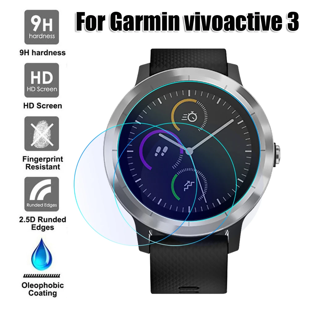 Премиум 2.5D защитная пленка из закаленного стекла для Garmin Vivoactive 3 аксессуары умных