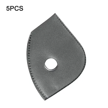 

Cycling Mask Gasket Face Mask Filter Activated Carbon Breathing Filters 5pcs Mask Anti-dust Make Mask Reusable Mask Filters