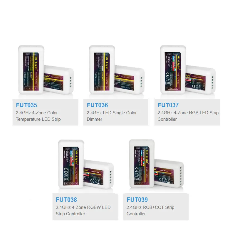 Milight 2,4G беспроводной диммер WiFi мост коробка WL-Box1 Одноцветный Dim RGB RGBW RGBCCT FUT036 FUT037 FUT038 FUT039 светодиодный контроллер