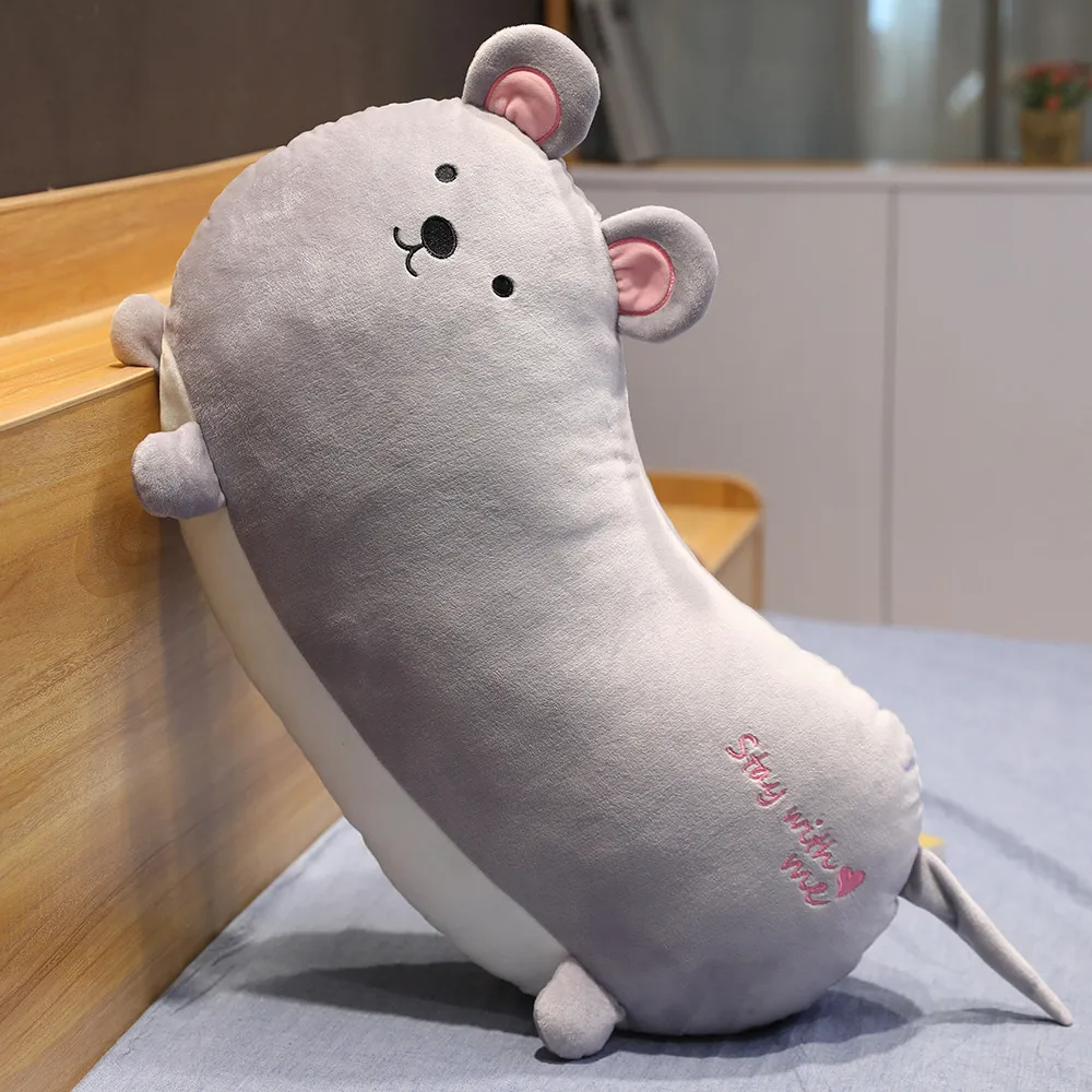 Креативный большой размер милый мультфильм мягкие животные колбаса Подушка плюшевая игрушка Студенческая Подушка подарок на день рождения для девочек - Цвет: Mouse