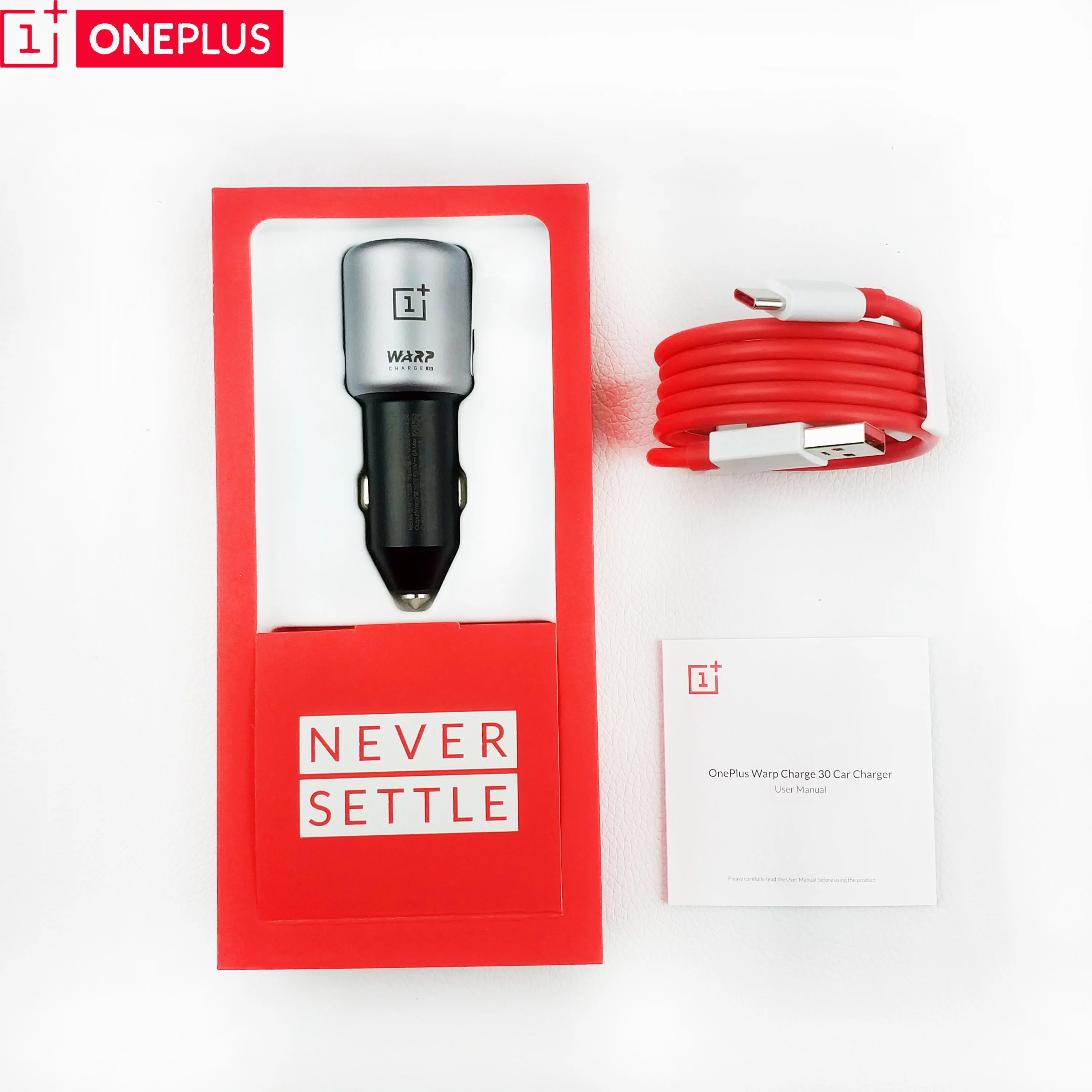 

Oneplus Warp Charge 30 Car Charger Original For OnePlus 5 / 5T / 6 / 6T / 7/7pro mobilephone 12V 24V 4.5A Output 5V 6A Max