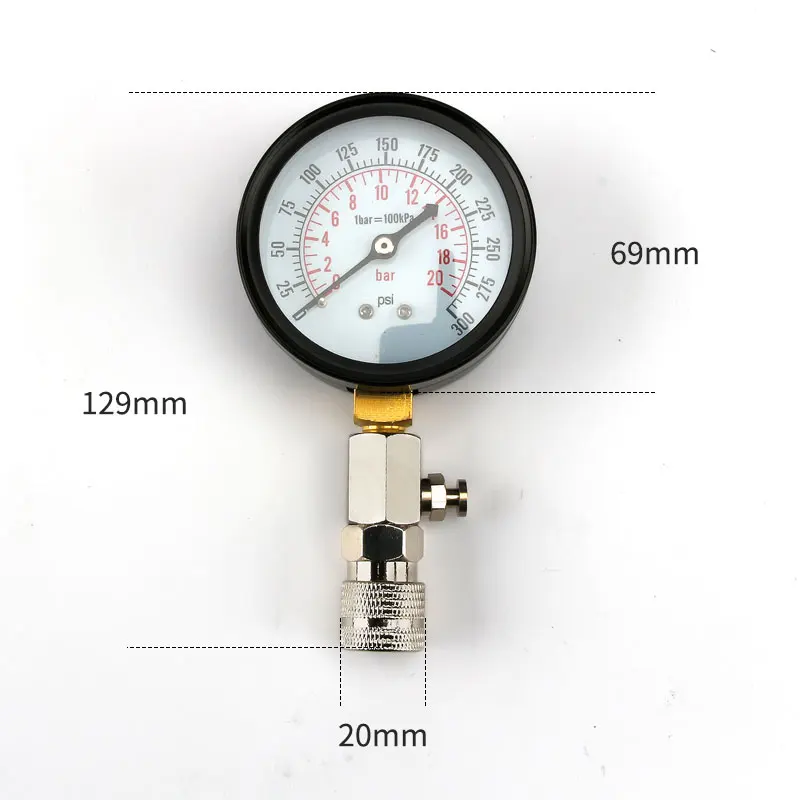 Compression Tester Kit Motor Auto Petrol Gas Engine Cylinder Car Motorcycle compression tester kit