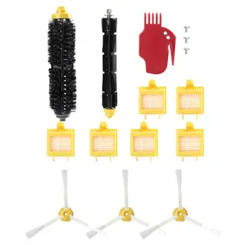 

11 pcs/set Main Brush Side Brush Filter Flat Comb Accessories Fit for iRobot 700 Series Sweeping Robot Vacuum Cleaner