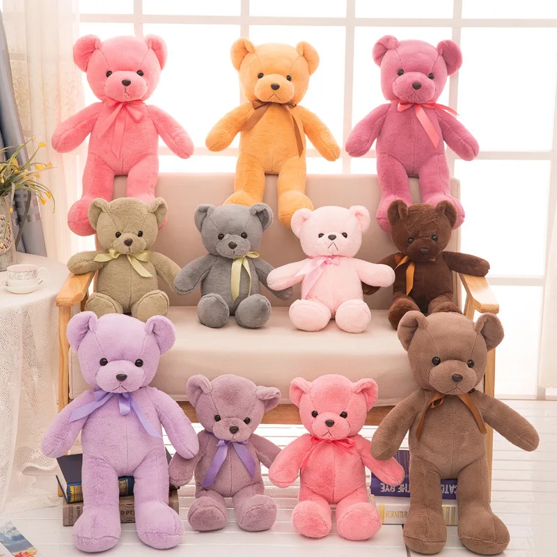 

Crane Machines Doll Ten Color Bear Plush Toy Doll Multi-color Sad Little Bear Plush Toys Bear Hug