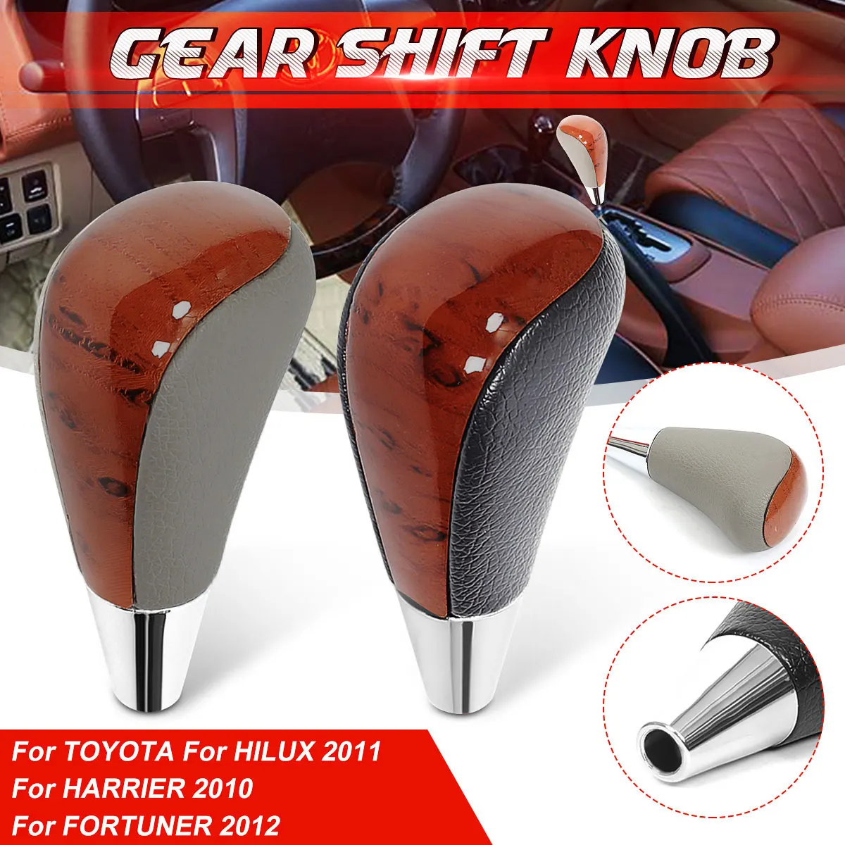 Car Automatic Gear Shift Knob Lever Shifter Stick For Toyota Corolla