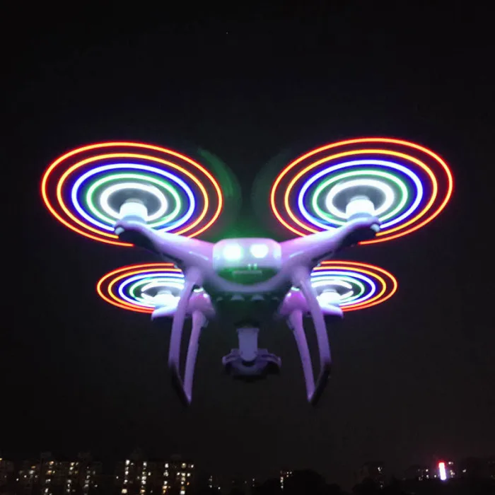 1 пара светодиодный Пропеллер для DJI Phantom 3 F450 Mi Drone 3DR SOLO QJY99