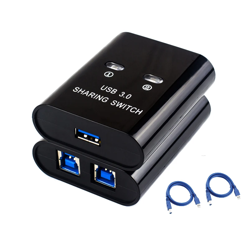 2 порта USB3.0 переключатель принтера сплиттер в 1 компьютера поделиться usb3.0