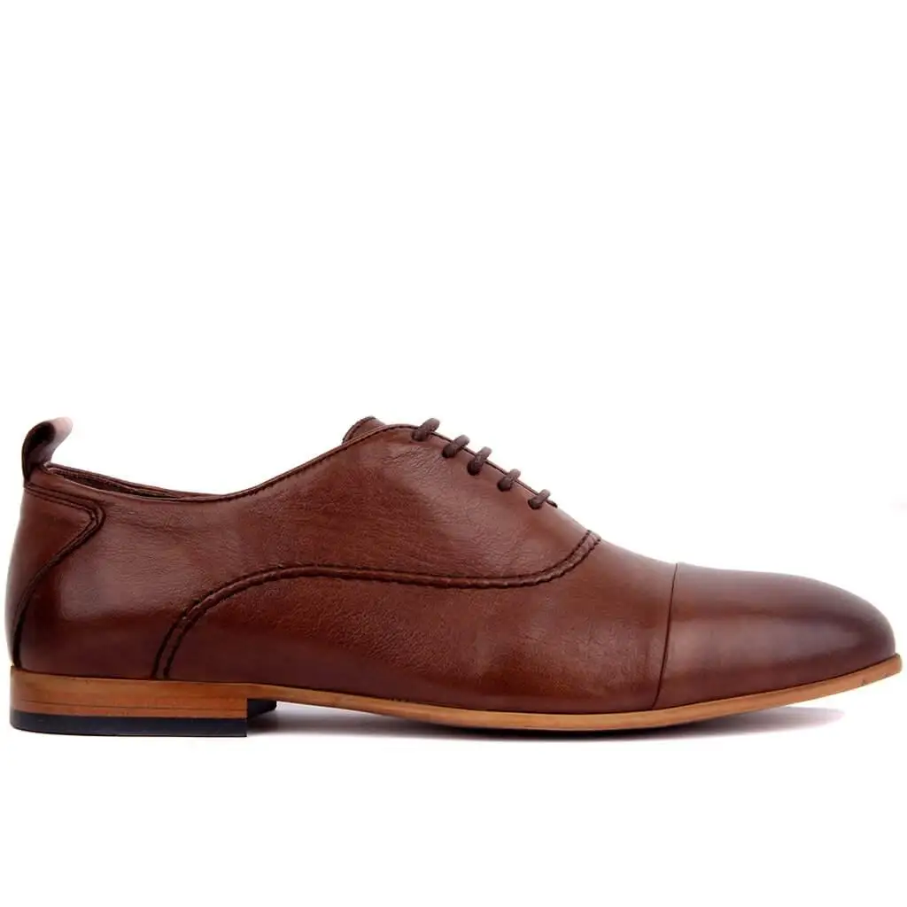 

Sail Lakers-Brown Leather Men 'S Shoes