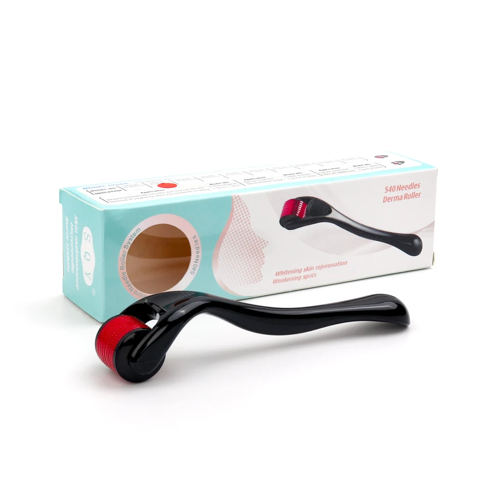 DRS 540 Derma ролика 0,2/0,25/0,3 титановые иглы Mezoroller микро-иглы ролик для средств по уходу за кожей для ухода за волосами, Лечение выпадения ежедневного ухода, маникюрный набор
