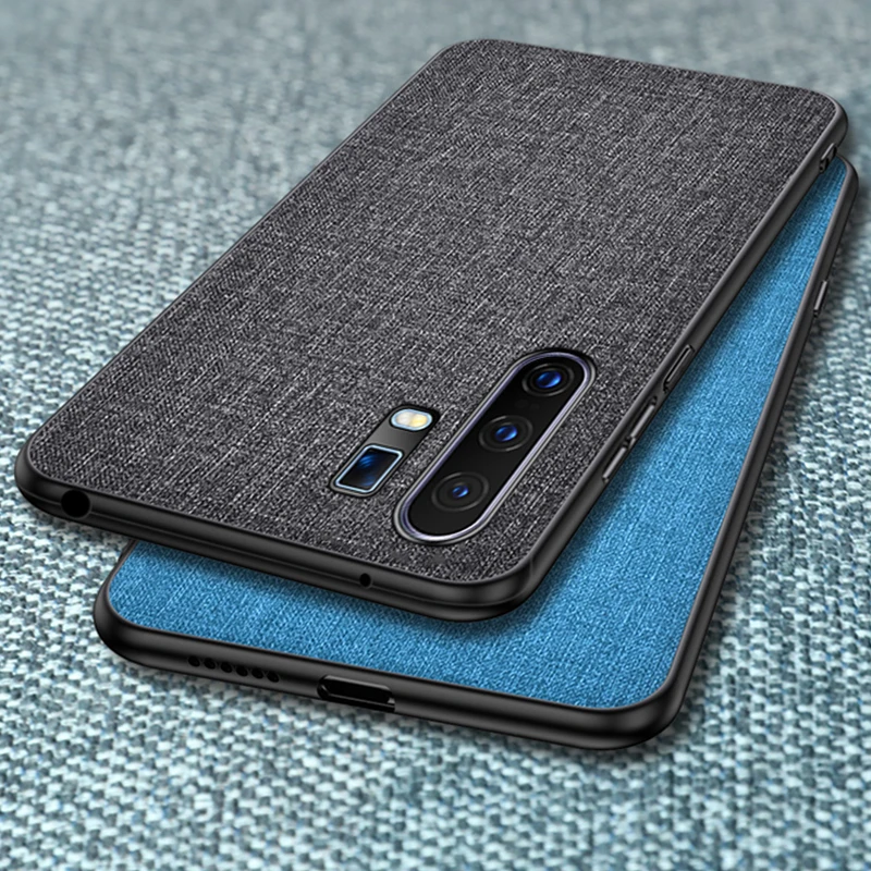 Чехол для Vivo X30 Pro Роскошный Жесткий чехол из поликарбоната и ткани мягкий ТПУ с