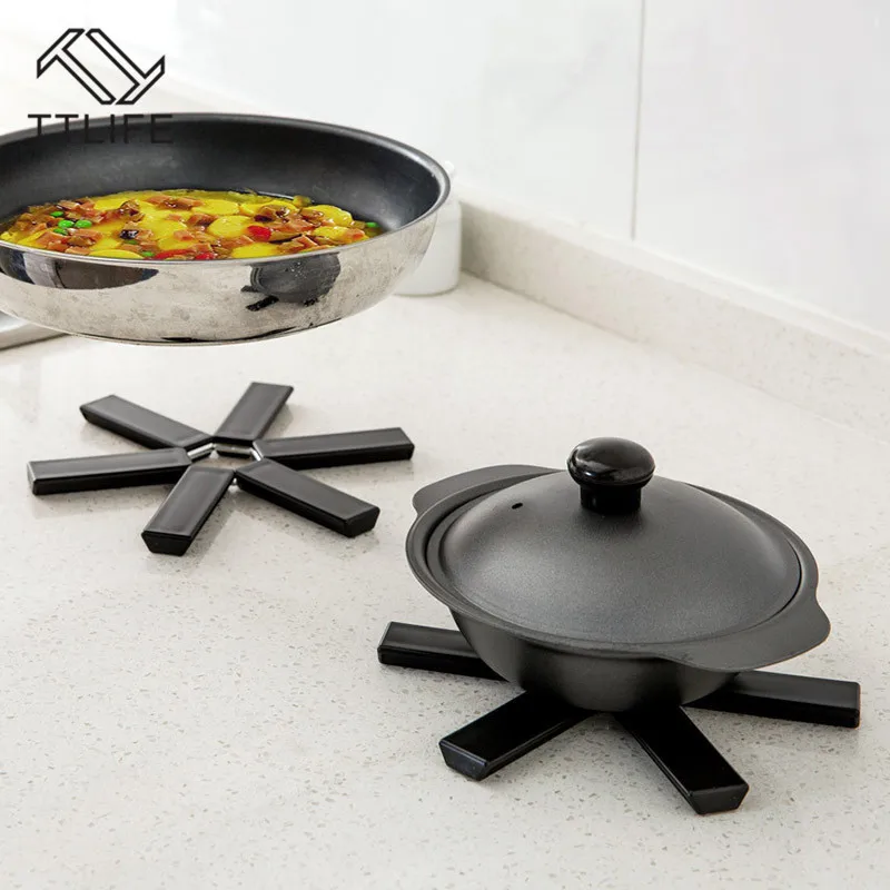 

TTLIFE Anti-hot Insulation Pad Non-slip Heat Resistant Mat Coaster Cushion Placemat Pot Holder Kitchen Accessories