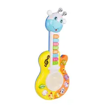Электрическая гитара музыкальная игрушка шикарный креативный Стильный Многофункциональный мультфильм Жираф или морской конь музыкальная игрушка(без батареи