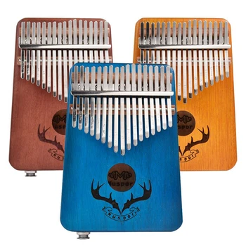 

Kalimba 17 Key Thumb Piano Mbira Mahogany Solid with Gig Bag Tuner Hammer Kalimba Thumb Piano Musical Instruments