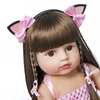 55cm NPK bebe doll reborn toddler girl pink princess baty toy very soft full body silicone girl doll ► Photo 2/6