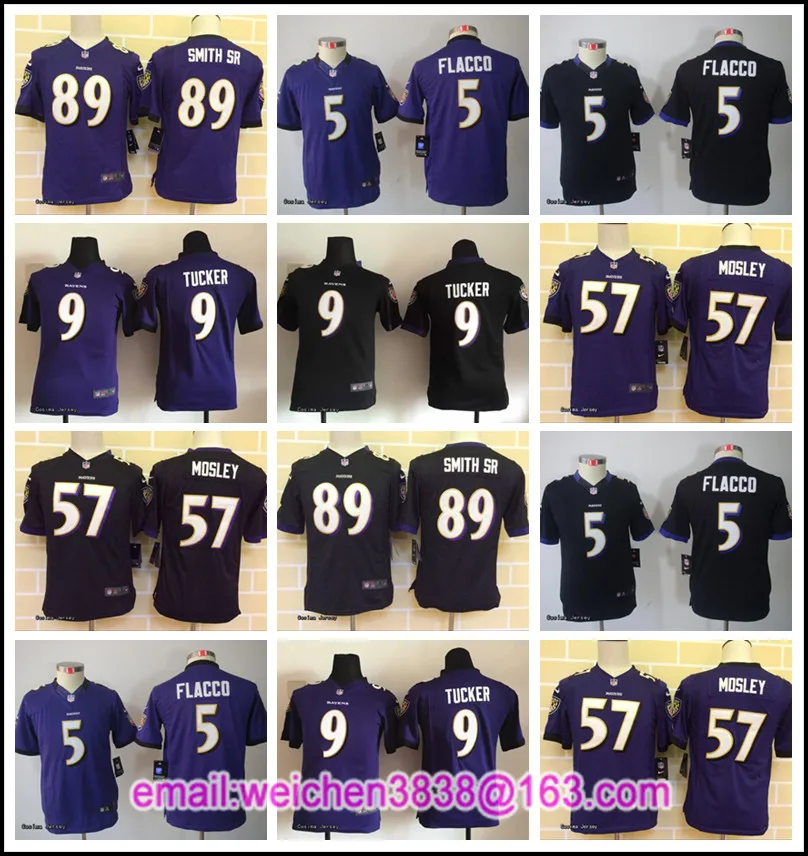Горячая Балтимор для молодых людей, набор для мальчиков и девочек, Джо Флэкко, приглашаем посетить наших заказчиков выставку CJ Мосли, Стив Смит, Террелл Suggs, Джастин Такер, Рэй Льюис BH-8 Джерси
