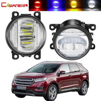 

2in1 Fog Light + DRL For Ford Edge 2015 2016 2017 Car 30W 8000LM Front Bumper LED Fog Light Daytime Running Lamp 12V