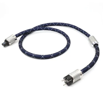 Billig HIFI Ultimative Power Kabel Mit FI-50M NCF(R) UNS/EU Version Verbindung Stecker 1,8 M Audiophile Audio Kabel