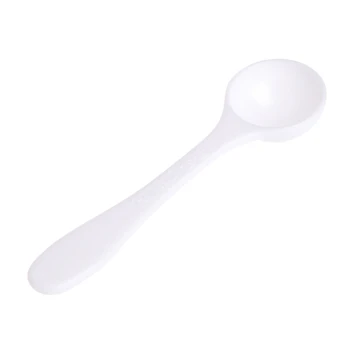 

1 Gram Granular Powder Fertilizer White Scoop Spoon Plastic Gardening Supplies B85C