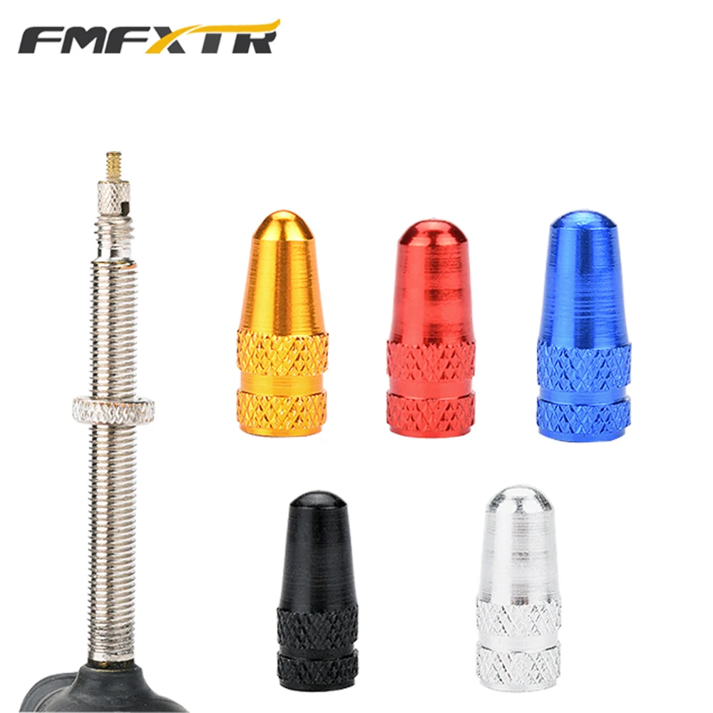 FMFXTR French gas valve hat road bike dead fly valve cap CNC aluminum alloy French gas nozzle dust cap metal
