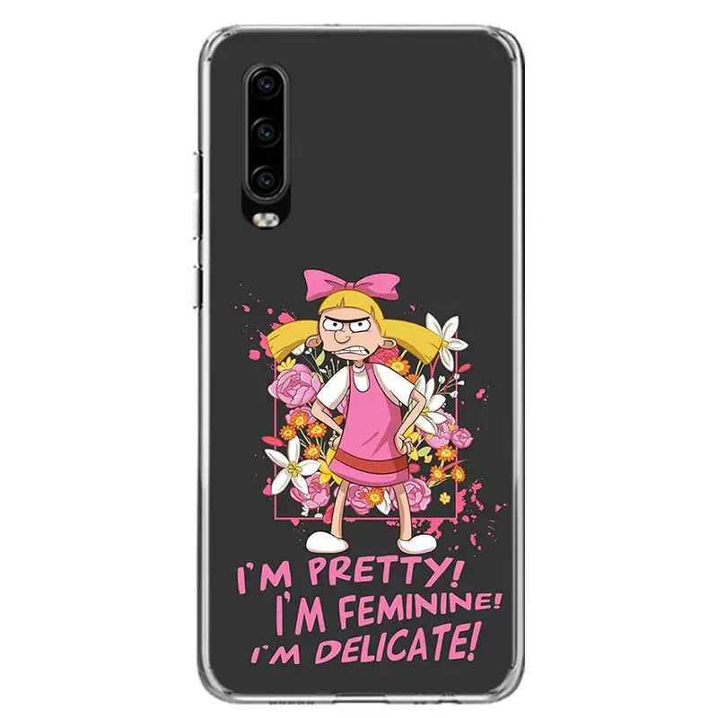 TW140-6 Эй, Арнольд черная крышка чехол для телефона для huawei P30 P20 Коврики 30 20 10 Pro P10 Lite P Smart Z+ корпус под плетенную сумку Капа - Цвет: TW140-6