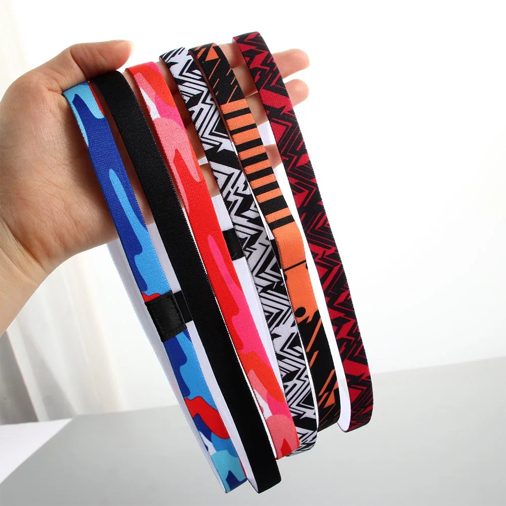 Sport Hairband Running Head Band Sweat Anti-slip Elastic Biking Sweatband Bands Headbands for Women Men Badminton Hair Grip sports hair band sports headband sports sweatband