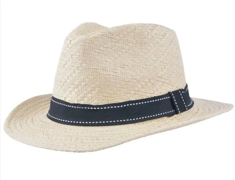 H7540 Summer Sun Hat Men Outdoor Beach Sunscreen Sunshade Cap Dad Climbing Fishing Breathable Sun Protection Casual Straw Hats - Цвет: StyleG