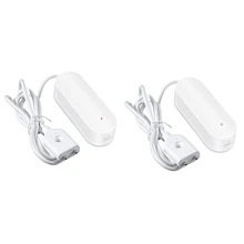 TUYA – capteur d'alarme de fuite d'eau intelligent, wi fi, alerte de débordement et de fuite, moniteur à distance, 2 jeux