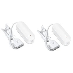 TUYA Smart Water Alarm Sensor Wifi Water Leak Detector Overflow Flood Leakage Alerts Remote Monitor Leak 2 Set