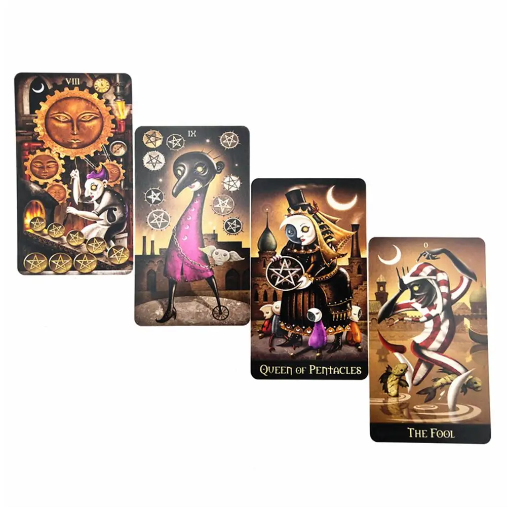 78 шт. карты Таро настольная игра Deviant Moon Tarot колода игральные карты настольная игра английская версия карты для вечерние карты